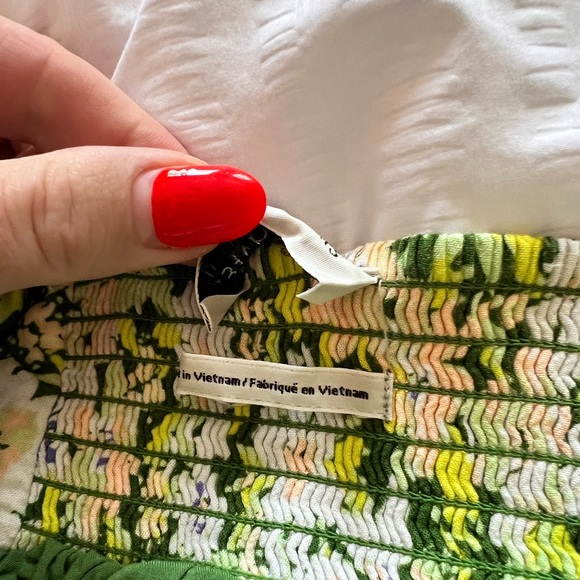 Urban Outfitters Floral V neck Spaghetti Strap Midi Dress with Slit. Small - Picture 6 of 11